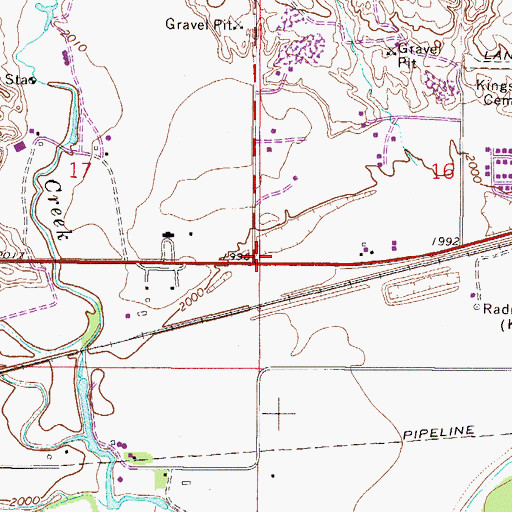 Topographic Map of Wolf Point Historical Marker, MT