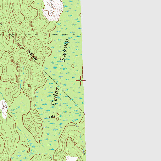 Topographic Map of Preston Township, CT