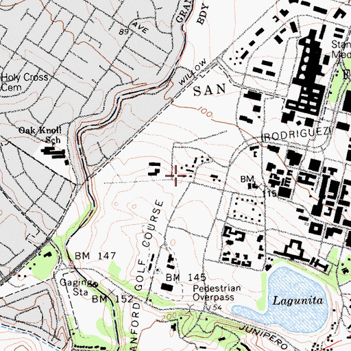 Topographic Map of Barnes Laboratory, CA