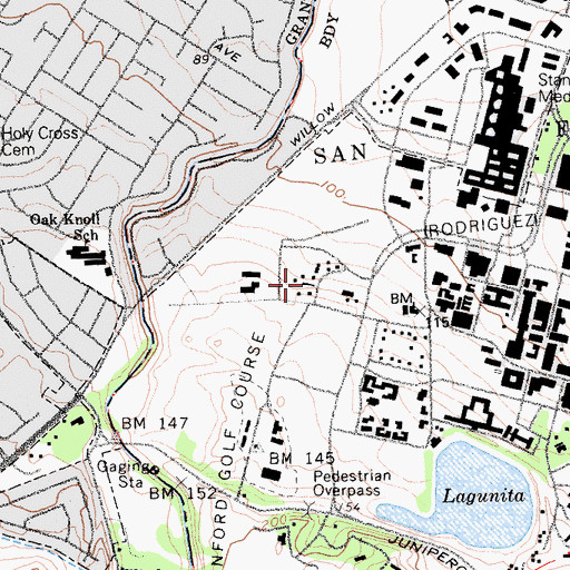 Topographic Map of Bleeker Laboratory, CA
