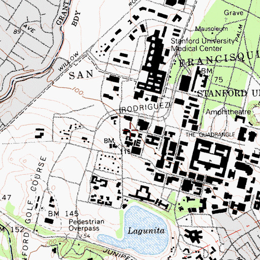 Topographic Map of Cardinal Cogen Center, CA
