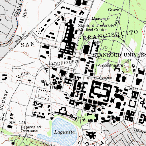 Topographic Map of Gates Center, CA