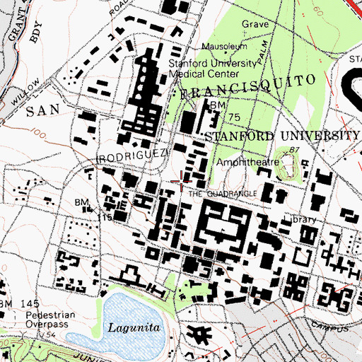 Topographic Map of Herrin Labs, CA