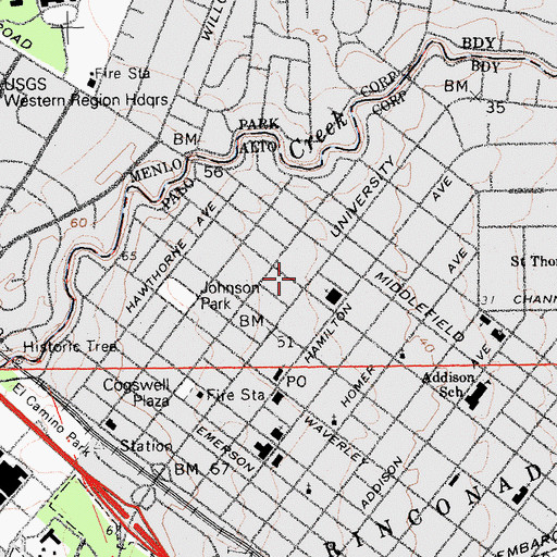 Topographic Map of Lytton Gardens Health Care Center, CA