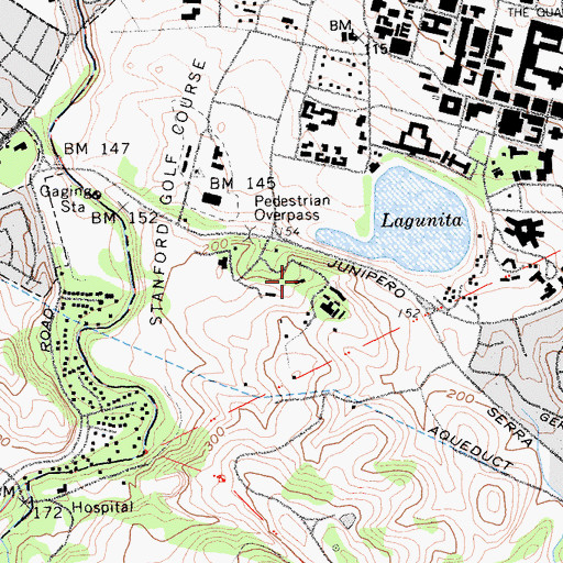 Topographic Map of National Bureau of Economic Research, CA