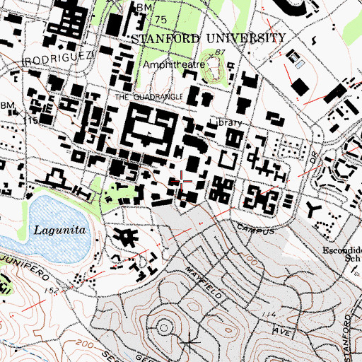 Topographic Map of Sweet Hall, CA