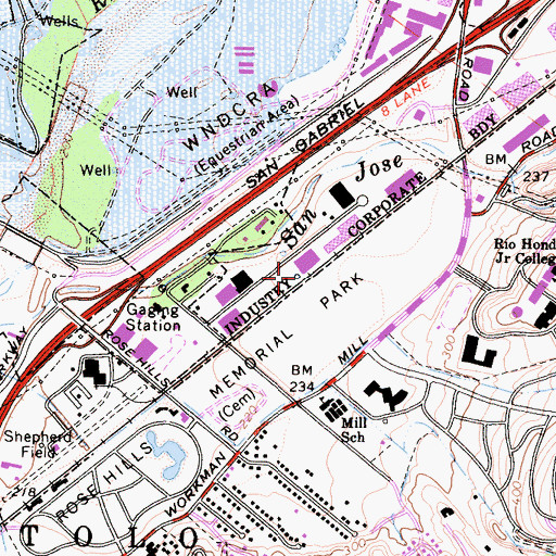 Topographic Map of Bartolo (historical), CA