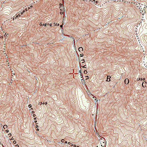 Topographic Map of Elkhorn Camp, CA