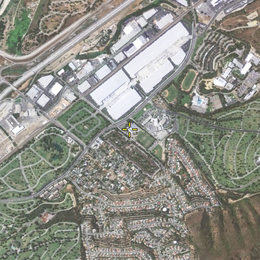 Aerial/Satellite Image of Mill Elementary School, CA