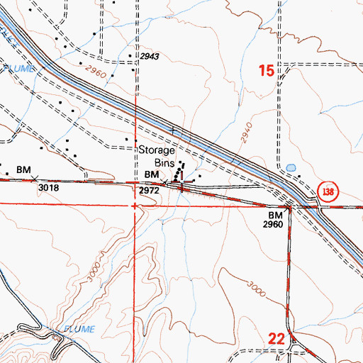 Topographic Map of Neenach Ranch, CA
