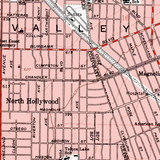 Topographic Map of La Paco, CA