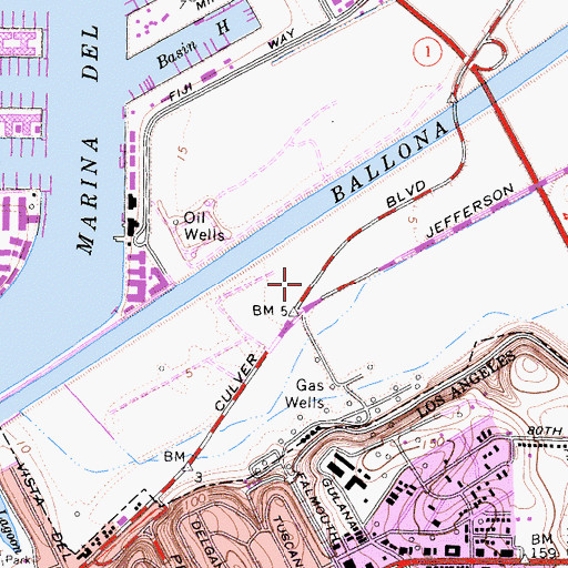 Topographic Map of Motordrome (historical), CA