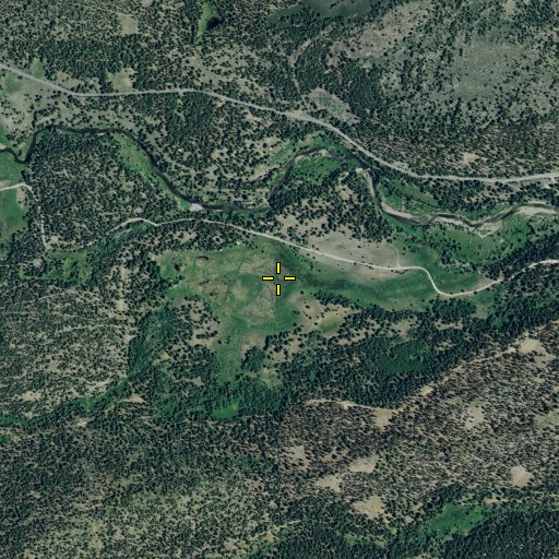 Aerial/Satellite Image of Saddle Meadow, CA