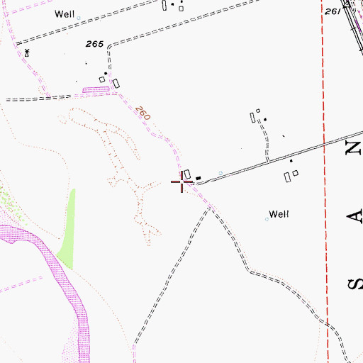 Topographic Map of Coburn Ranch, CA