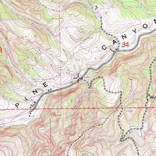 Topographic Map of Shearer School (historical), CA