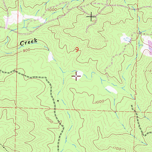 Topographic Map of Vichy Spring, CA