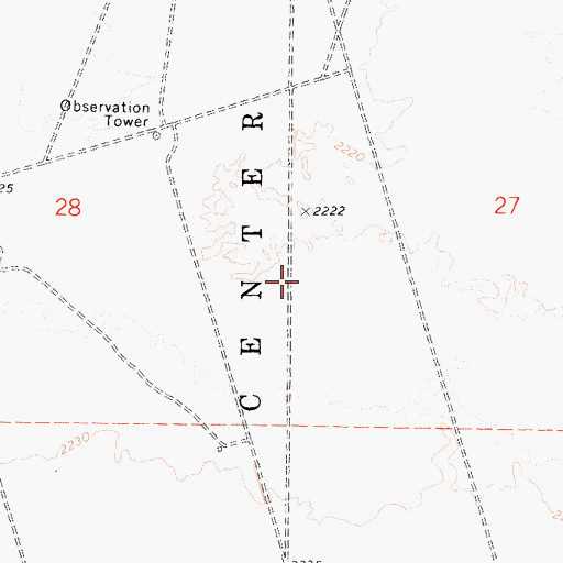 Topographic Map of Carr Ranch (historical), CA