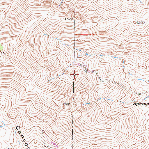 Topographic Map of Digger Pine Mine, CA
