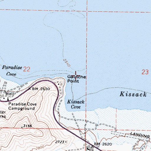 Topographic Map of Doyle Ranch (historical), CA