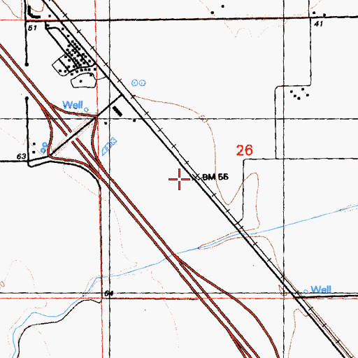 Topographic Map of Wycoff (historical), CA