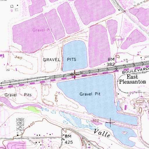 Topographic Map of Elliot (historical), CA