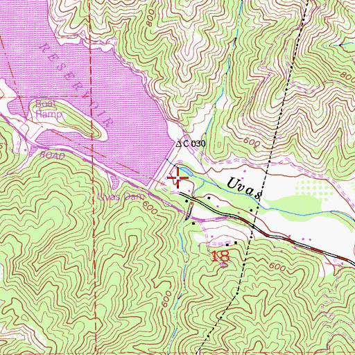 Topographic Map of Gilroy Waterworks Dam (historical), CA