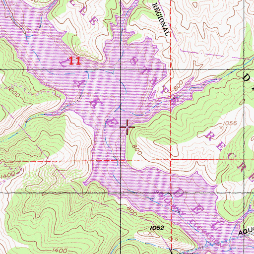 Topographic Map of Venados Group Camp, CA