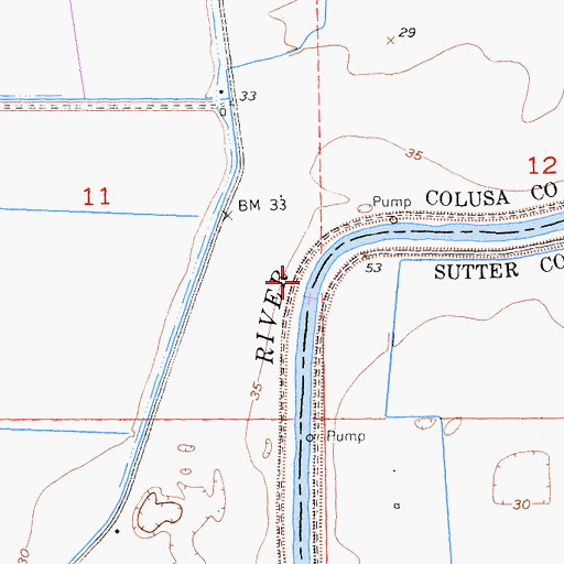 Topographic Map of Mummas Landing, CA