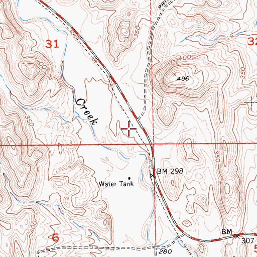 Topographic Map of Millsholm (historical), CA
