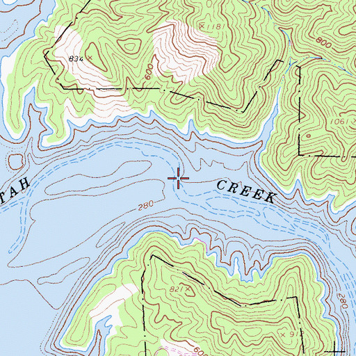 Topographic Map of Camp North (historical), CA