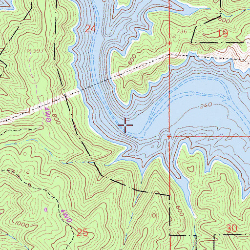 Topographic Map of Redbud Park (historical), CA