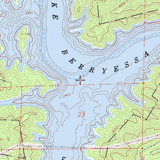 Topographic Map of Sidwell Ranch (historical), CA