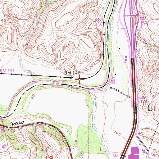 Topographic Map of Betabel (historical), CA