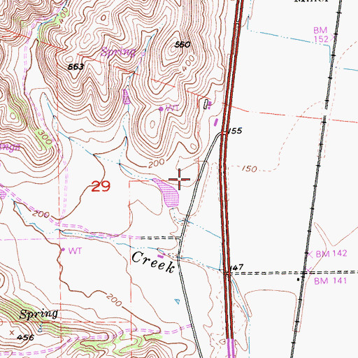 Topographic Map of Carnadero School (historical), CA