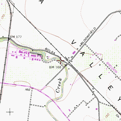 Topographic Map of Plantel (historical), CA