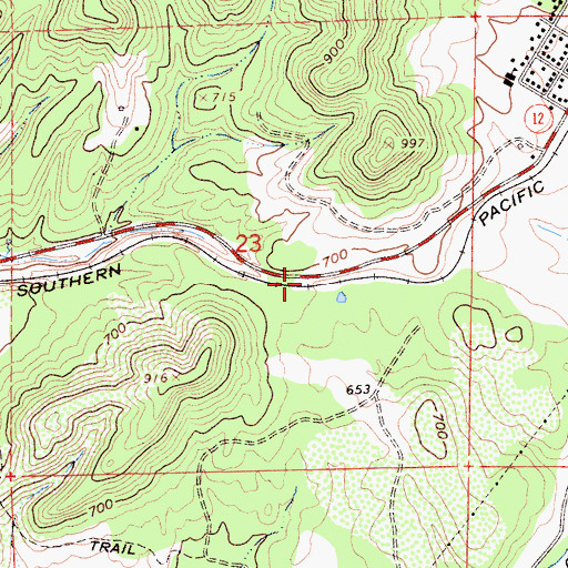 Topographic Map of Norval (historical), CA
