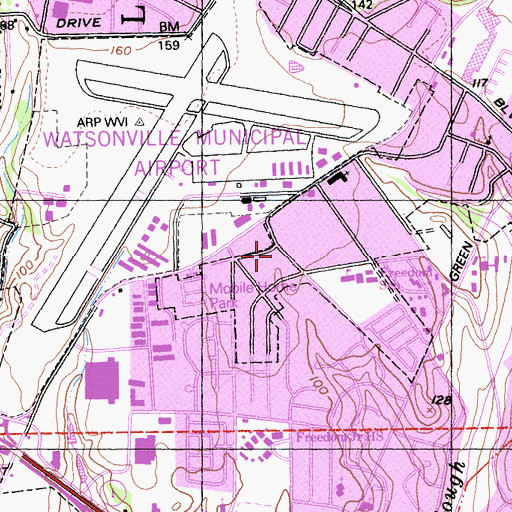 Topographic Map of Roach School (historical), CA