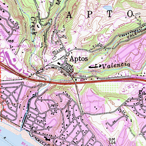 Topographic Map of Trout Creek, CA