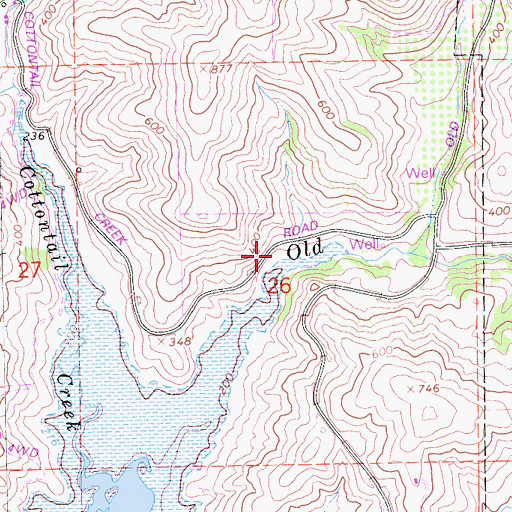 Topographic Map of Central School (historical), CA