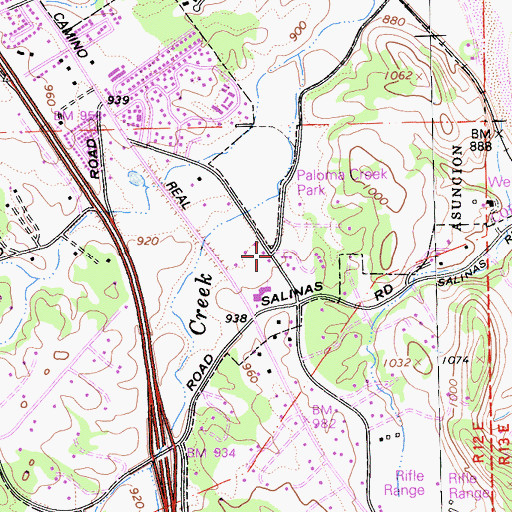 Topographic Map of Dove (historical), CA