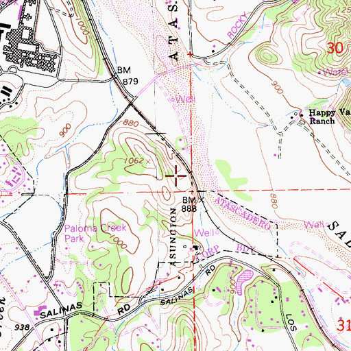 Topographic Map of Eaglet (historical), CA