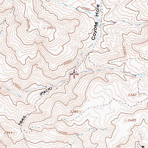 Topographic Map of Machos Spring, CA