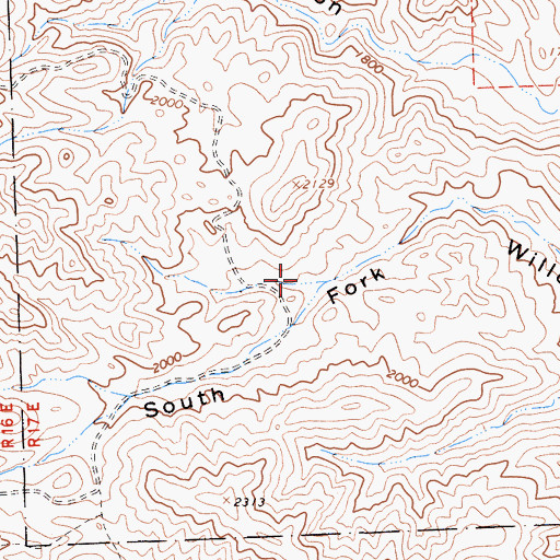 Topographic Map of Pole Spring, CA