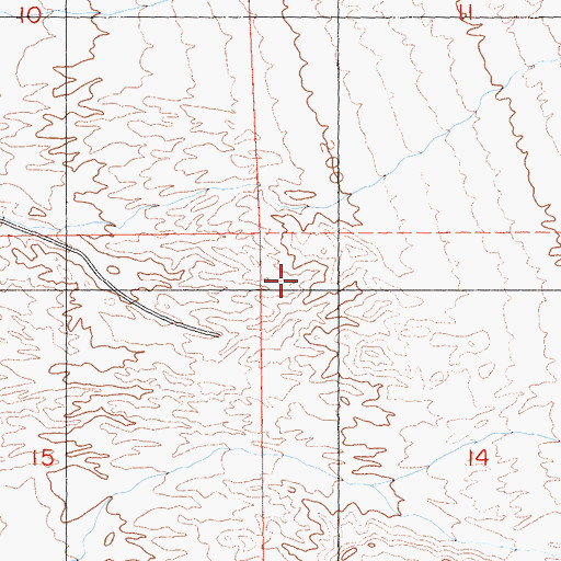 Topographic Map of East Coleman Pit, CA