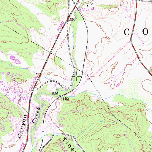 Topographic Map of Hadley Tower (historical), CA
