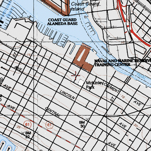 Topographic Map of Thompson Field, CA