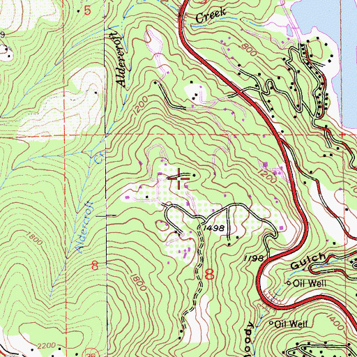 Topographic Map of Idlewild Inn (historical), CA