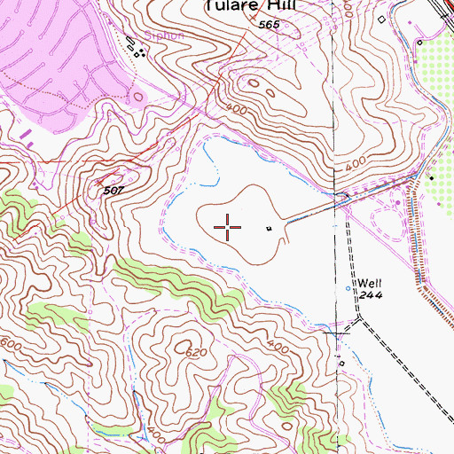 Topographic Map of Laguna Seca (historical), CA