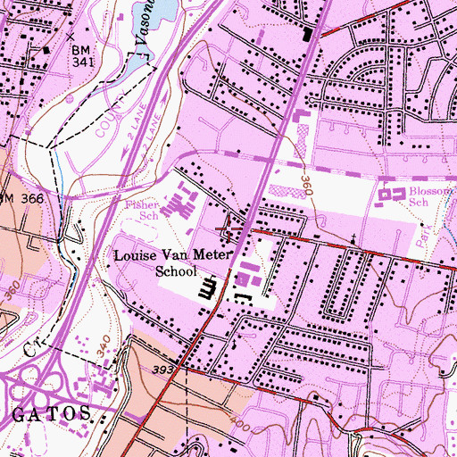 Topographic Map of Shannon, CA