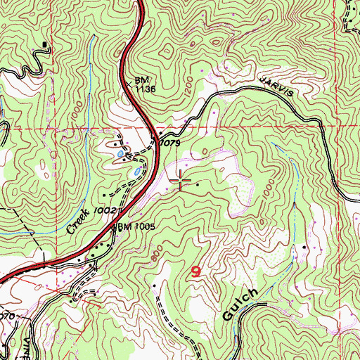 Topographic Map of Fontenay Villa, CA